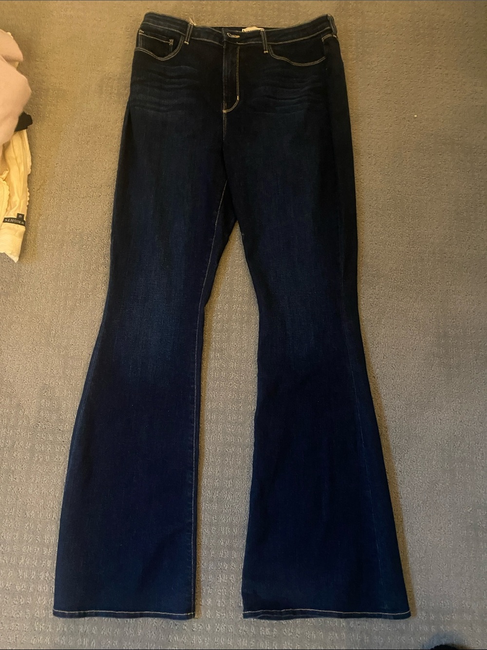 NWT L'AGENCE Dark Blue Flare Jeans Size 34